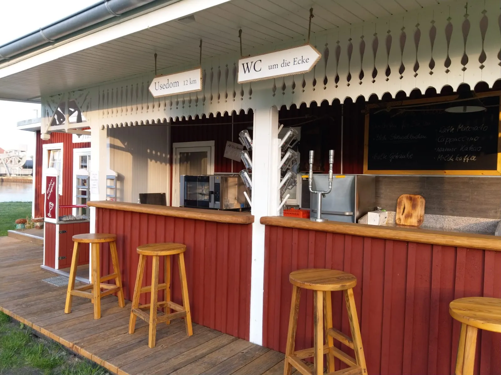 Flusscafé Abenteuer Flusslandschaft